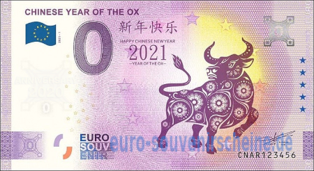 CNAR-2021-1 CHINESE YEAR OF THE OX HAPPY CHINESE NEW YEAR 2021 - YEAR OF THE OX - 