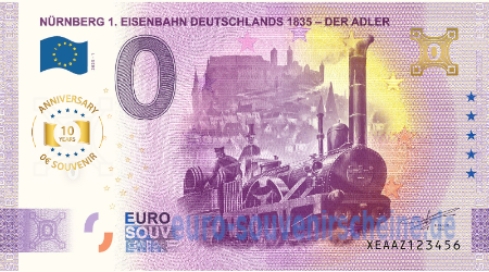 XEAAZ-2025-1 NÜRNBERG 1.EISENBAHN DEUTSCHLANDS 