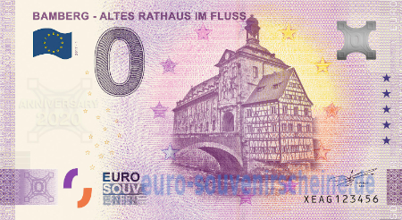 XEAG-2020-1 BAMBERG - ALTES RATHAUS IM FLUSS 