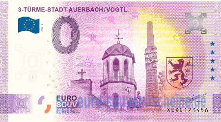 XEXC-2023-2 3-TÜRME-STADT AUERBACH/VOGTL. 