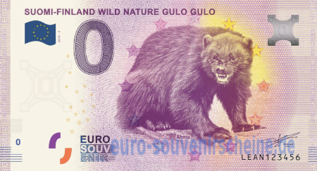 LEAN-2019-3 SUOMI-FINLAND WILD NATURE GULO GULO 