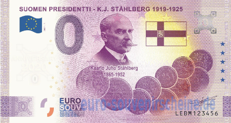 LEBM-2021-1 SUOMEN PRESIDENTTI - K.J. STÅHLBERG 1919-1925 