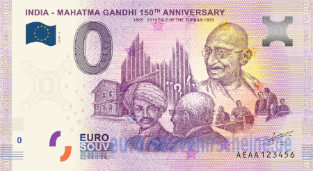 AEAA-2019-3 INDIA - MAHATMA GANDHI 150th ANNIVERSARY 1869-2019 TALE OF THE TURBAN 1893