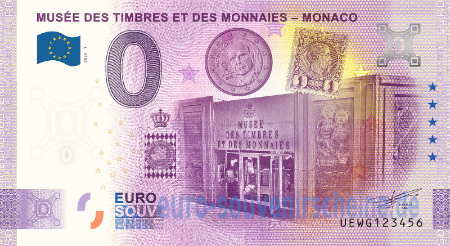 UEWG-2025-1 MUSÉE DES TIMBRES ET DES MONNAIES - MONACO 