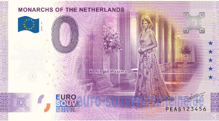 PEAS-2020-10 MONARCHS OF THE NETHERLANDS KONINGIN MÁXIMA