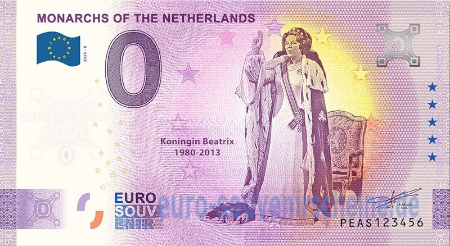 PEAS-2020-8 MONARCHS OF THE NETHERLANDS KONINGIN BEATRIX