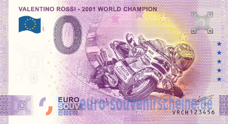 VRCH-2021-1 VALENTINO ROSSI - 2001 WORLD CHAMPION 