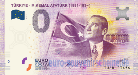 TUAB-2019-1 TÜRKIYE - M. KEMAL ATATÜRK (1881 - 193∞) 